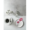 Key pendant with silver metal in maritime design made of