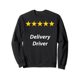 Delivery Driver Five Star Food Dash Grub Grocery Deliveries Sweatshirt