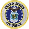 Air Force Military 3 in Round Patch
