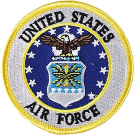 Air Force Military 3 in Round Patch