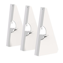 CoroRio 60 Pack 5 Inch Self Stick Cardboard Easel Backs, Premium Cardboard Easel Stand for Picture Frame and Art Easel Stand, Use for Photos, Signs, Crafts, (Pack of 60, White)