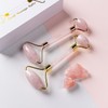 GWM Face Roller Body Pink Rose Roller Massager Face Lymph Meridian Thigh Face Massage Massager Gua Sha Massage