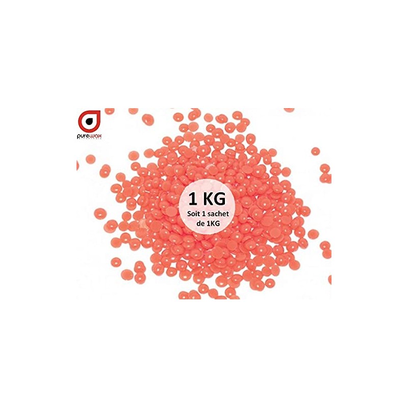 Pink Wax Beads for Epilation Peel Off 800g + 200g