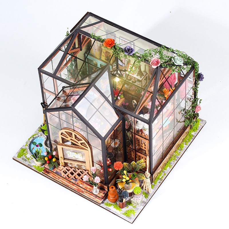 DIY Miniature Dollhouse Kit 1:24 Scale Dollhouse Puzzle Toy for