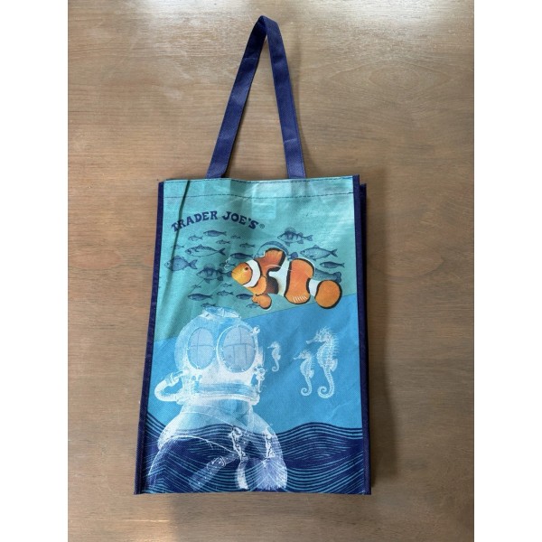 Trader Joe’s Bag Recycled from Ocean Clownfish Reusable NEW Grocery