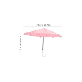 Toddmomy Cute Mini Umbrella: 3 Pieces Bridal Umbrella Kids Umbrella for Birthday Toys Props Wedding Photography Supplies (Random Colour), Random colour