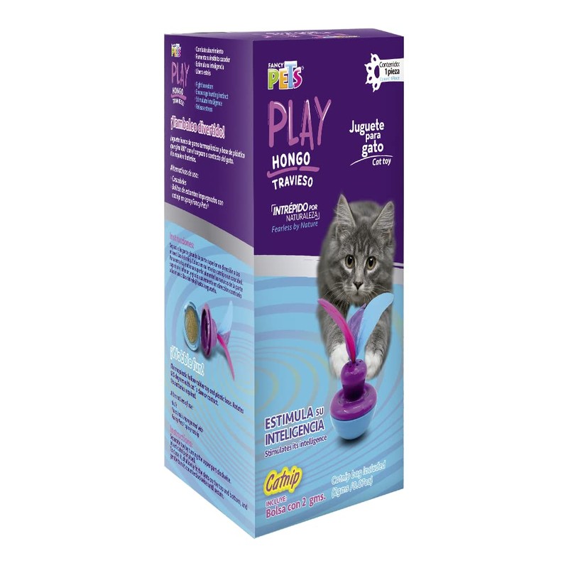 Fancy Pets Play Juguete Hongo Travieso con Catnip para Gato