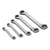 5pcs Ratchet Wrench Set, Double End Chrome Vanadium Steel, Different