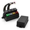 12 Volt Pre-Wired Fuse Relay Box Waterproof, 4 Relays and