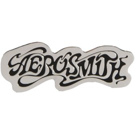 C&D Visionary Aerosmith Logo 9cm Silver Metal Sticker
