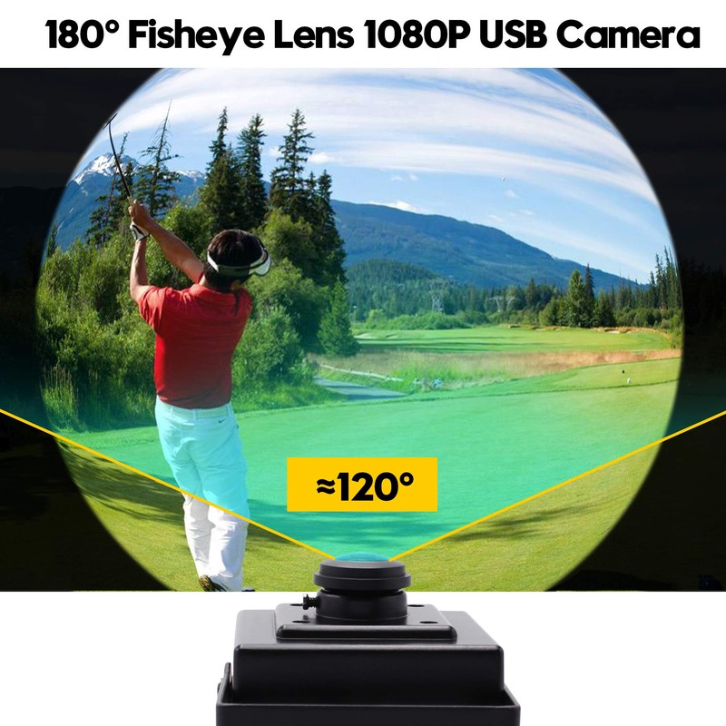 ELP USB Camera 2MP 180 Degree Fisheye Lens USB Webcam