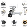 STYDDI Metal Pulsating Sprinkler on in-Series Metal Wheeled Base, Adjustable
