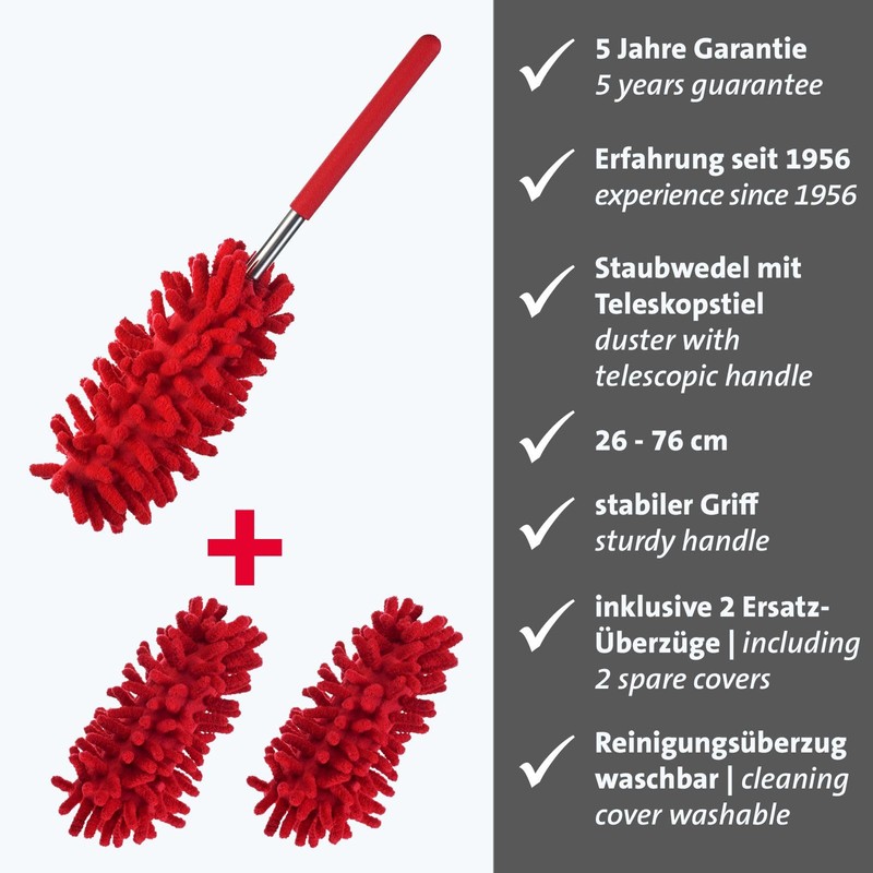 Westmark Duster - Extendable Dusters with Telescopic Handle, Long Spider