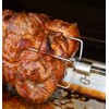 Onlyfire 6008 BBQ Roast Rotisserie Skewer Forks for 8x8 mm