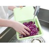 Ihara Planning Cutting Board for Cooking, Green, Approx. 13.8 x