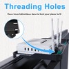 JXMTSPW Top Shelf for TV Mount Flat Screen Streaming Devices