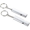 Emergency Survival Whistle Double Tubes Safety Whistles 2 pack with