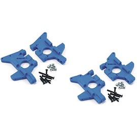 RPM Front & Rear Bulkhead Set Blue for Traxxas T-maxx .15 2.5 3.3 / E-maxx