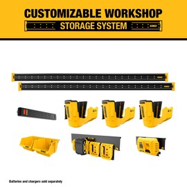 DEWALT Power Tool Organizer, 10-Piece Garage and Workshop Storage, Part of the DEWALT Storage System Lineup (DWST82825)