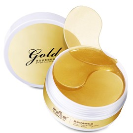 ISILANDON Parches para debajo de los ojos, mascarilla de oro de 24 quilates, 60 unidades, cuidado de los ojos para las arrugas, mascarilla para...    