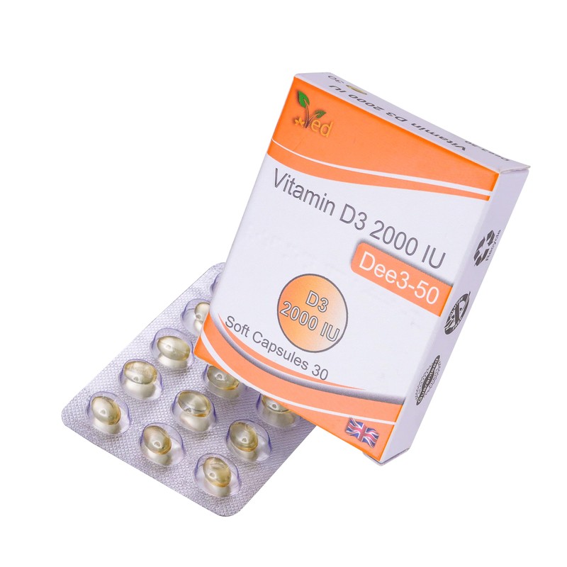 VED VITAMIN D3 2000 IU SOFTGEL CAPSULE | 30 Days