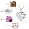 Imrsanl Cremation Jewelry for Ashes Heart Urn Necklace Pendants Ashes
