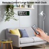 Fuloon Digital Wall Clocks, Wall Clock with Day and Date,