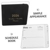 jojofuny Pocket Weekly Planner Daily Notepad for Work Study Travel