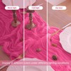 16Pack Hot Pink Cheesecloth Table Runner 10FT Gauze Cheese Cloth