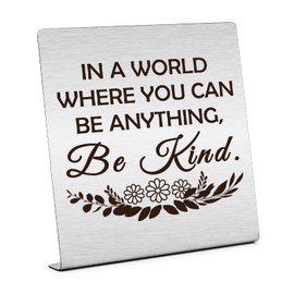 Inspirational Desk Decor for Women Men Cheer Up Gifts for Best Friends Motivational Gifts for Sister Family Encouragement Gifts Plaque Sign Desk Decor for Coworkers Christmas Birthday Gifts