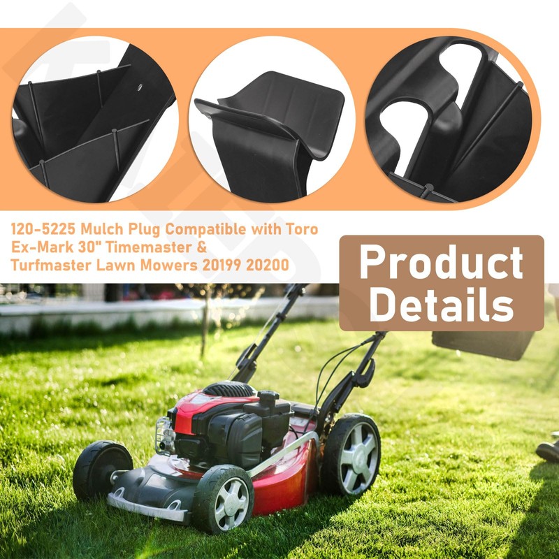 KAIERSUGT 120-5225 Mulch Plug Compatible with Toro Exmark 30 inch