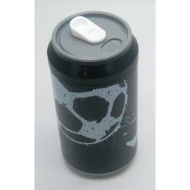 Pro Cool Gear Double-Wall Novelty Can Shaped Drinking Bottle with Leakproof, Slide-Close Opening for Drinks, Juice & Water, 350ml, Black