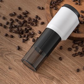 Rukico USB Rechargeable Electric Coffee Bean Grinder with Ceramic Grinding Core, Adjustable Grind Size for Perfect Brew. Enjoy Freshly Ground Coffee Anytime, Anywhere. Ideal for Coffee Lovers
