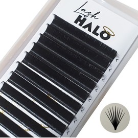Easy Fans Eyelash Extensions 0.07 D Curl *NO PINCHING REQUIRED* (14mm)