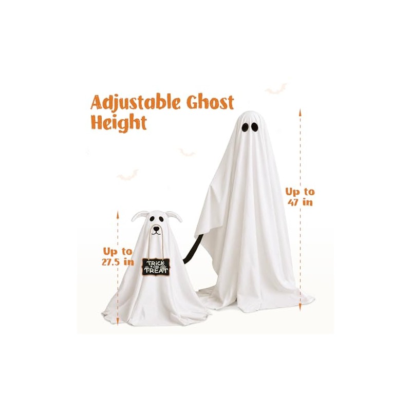 Paquete de 2 decoraciones de Halloween para interiores de perros