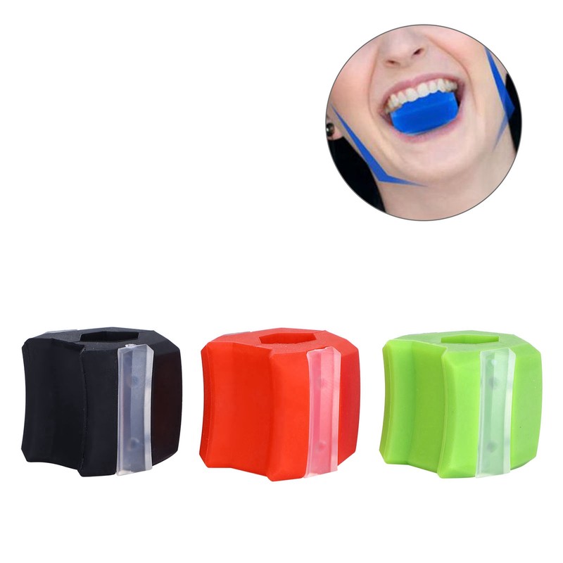 3pcs Face Neck Exercise Ball Jaw Muscle Training Facial Jawline