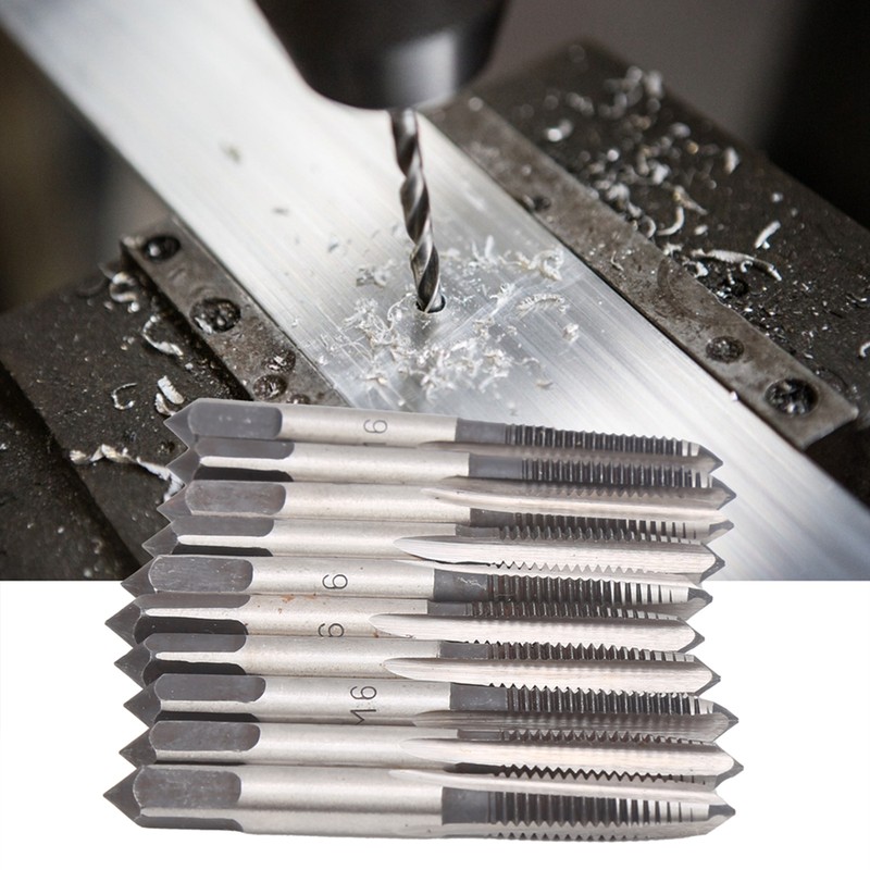 Metric Tap Carbon Steel Manual Straight Flute Screw Thread Industrial