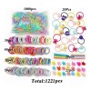 1221pcsmini Ligas Pelo Bandas Elásticas Para El Cabello Etc