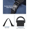 Wessleco Roll Up Tool Bag, 16OZ Canvas Wrench Roll Up