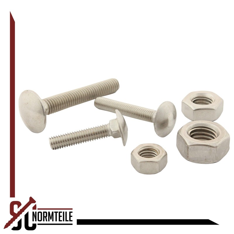 M6 x 35 mm Full Thread DIN 603 / DIN