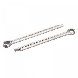 sourcing map 60 Pieces Split Cotter Pin Fixing Stainless Steel Clip for Automotive Mechanics 3mm x 35mm