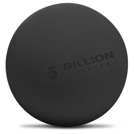 Massage Lacrosse Balls for Myofascial Release, Peanut Massage Ball, Mobility Ball for Physical Therapy - Deep Tissue Massage Tool for Trigger Point Therapy, Muscle Relaxer,Yoga Therapy (Black)