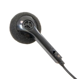 Maxar Electric [2.5 mm Special Plug] Single Ear Type Monaural Inner Earphones 3.3 ft (1 m) L Type Plug (2.5 mm) for Radios, Wireless Devices, etc