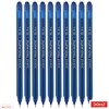 Doms 10 x 0.6mm Tip Trio-matic BLUE Triangular Ballpoint Pens