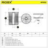 RIDEX 9F0152 Fuel Filter Screw-On Filter with Seal for Car