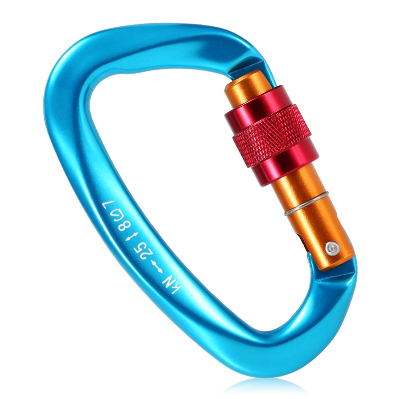 [通拓商品]24KN Non-locking Straight Gate Carabiner 25KN Twist Gate Carabiner Heavy