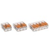 Wago - Blister pack of 40 automatic connection terminals, 2.3