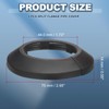 PATIKIL 44mm Plumbing Cover Plates, 9 PCS Wall Split Flange