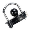 LCGP Black Trailer Hitch Lock with Combination Lock, Fits 1-7/8,2