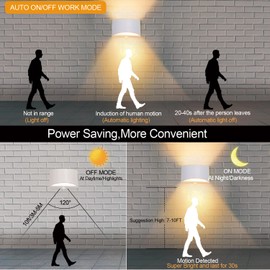 SERDEN LED Motion Sensor Light Indoor Wall Sconce, Motion Sensor Wall Light Indoor, Motion Sensor Sconce Indoor Wall, Aluminum Modern Wall Sconce for Living Room Hallway Stair 7W Warm White 3000K